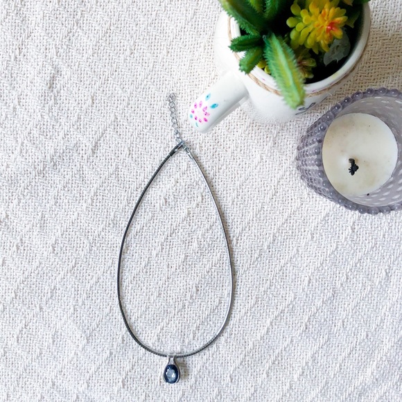 Blue and Silver Necklace - Picture 1 of 5